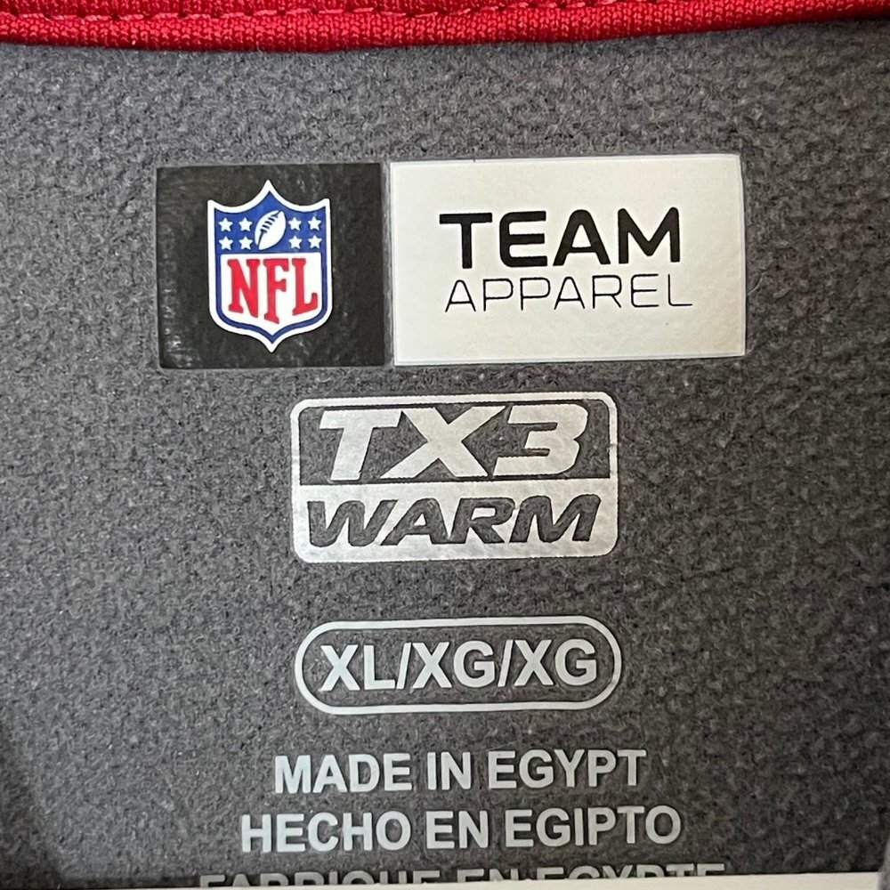 Atlanta Falcons NFL Mens size XL Grey Hoodie Sweater Pullover Jacket - Picture 5 of 10